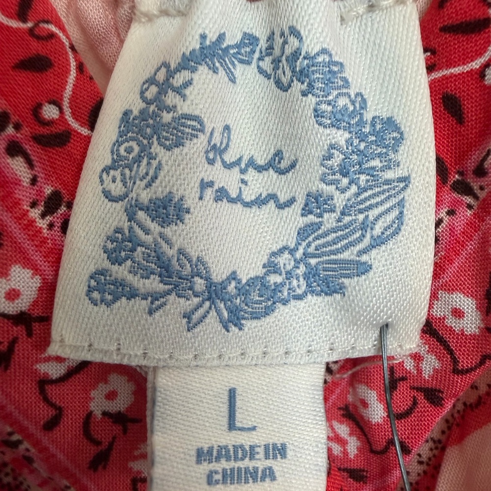 Francesca's Collections Red and Pink Floral Maxi Dress - Picture 4 of 5